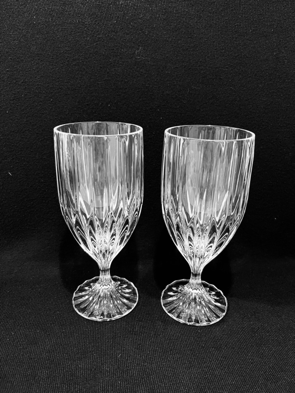 Mikasa Park Lane Iced Tea Crystal Glasses Set of 2
